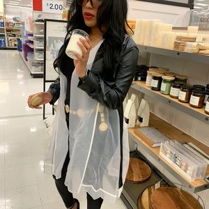 Vanity Pink Boutique Vegan Leather  Trench